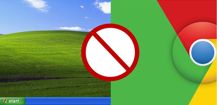 Fim do suporte do Google Chrome ao Windows XP